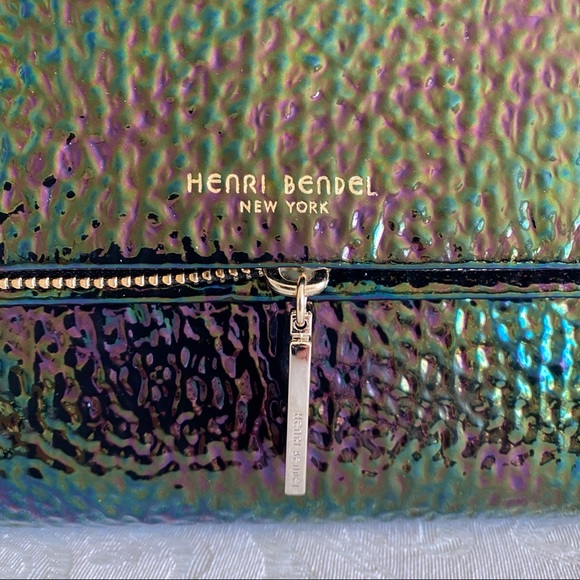 henri bendel iridescent leather chain strap bag - Picture 2 of 13